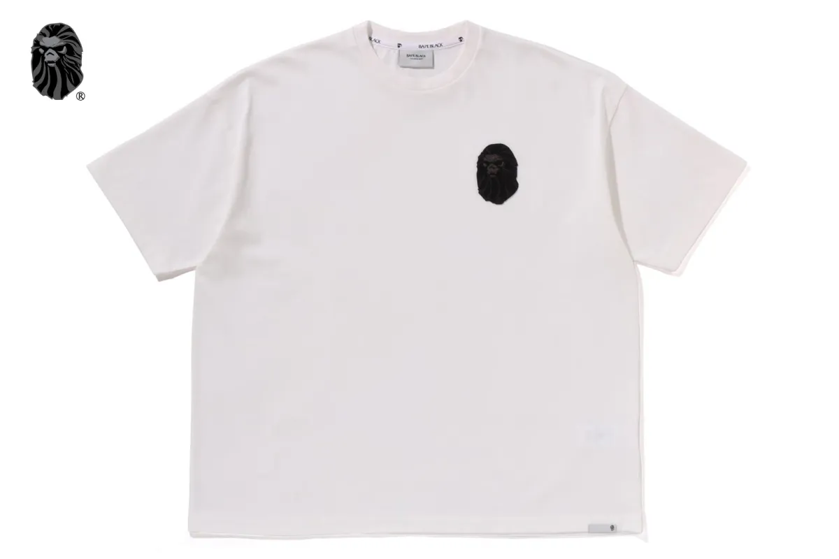 BAPE BLACK BAPE BADGE LOGO TEE #2 sold by Bape
