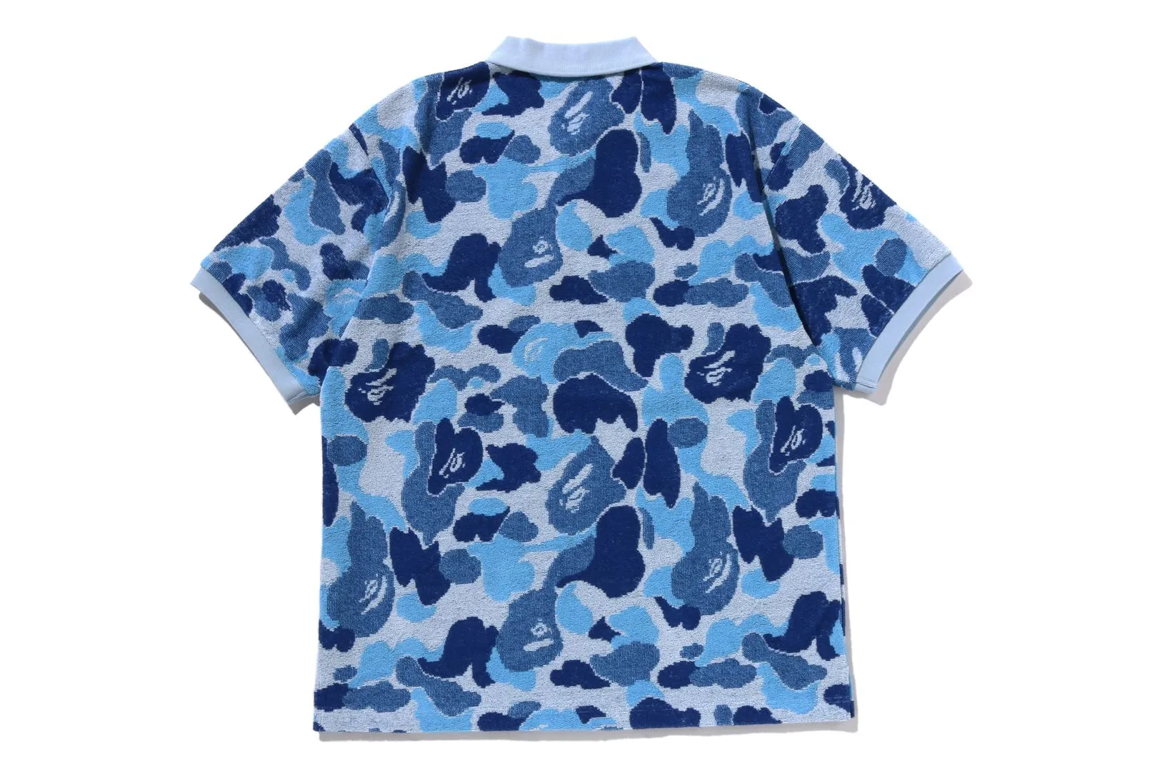 ABC CAMO PILE JACQUARD RELAXED FIT POLO SHIRT sold by Bape product image thumbnail 5
