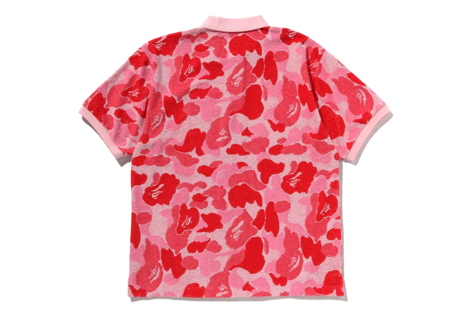 ABC CAMO PILE JACQUARD RELAXED FIT POLO SHIRT sold by Bape product image thumbnail 2