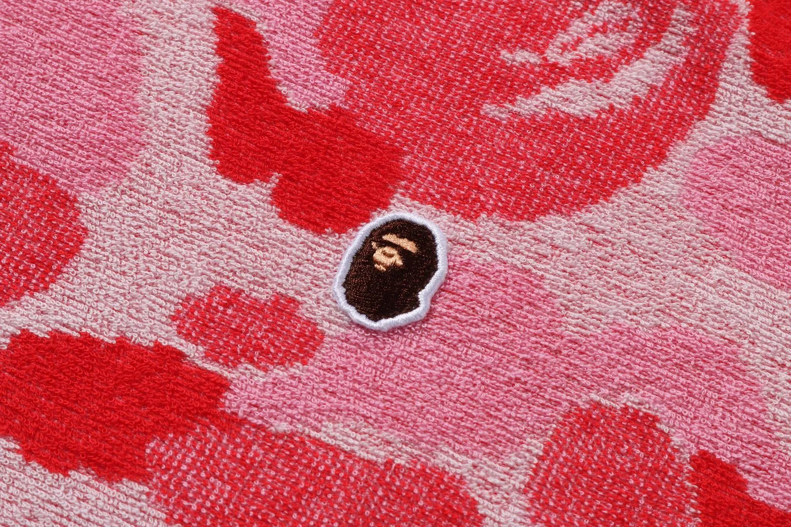 ABC CAMO PILE JACQUARD RELAXED FIT POLO SHIRT sold by Bape product image thumbnail 3