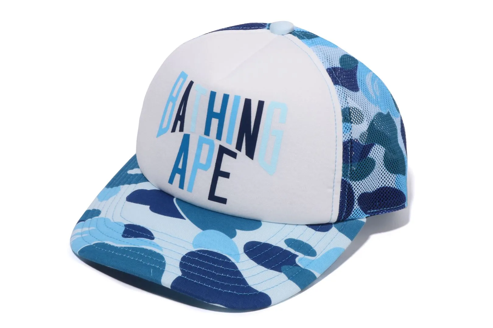 ABC CAMO NYC LOGO MESH CAP sold by Bape