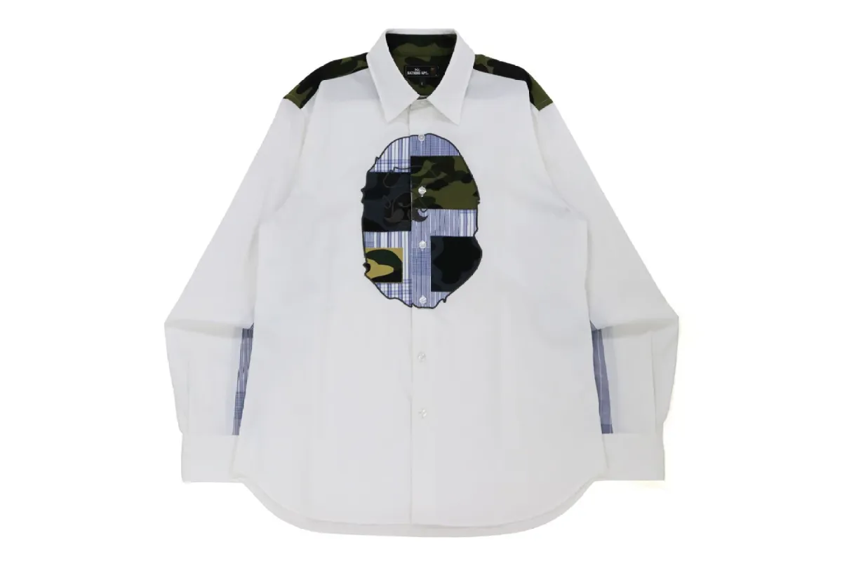MR.BATHING APE MULTI PATTERN SHIRT sold by Bape