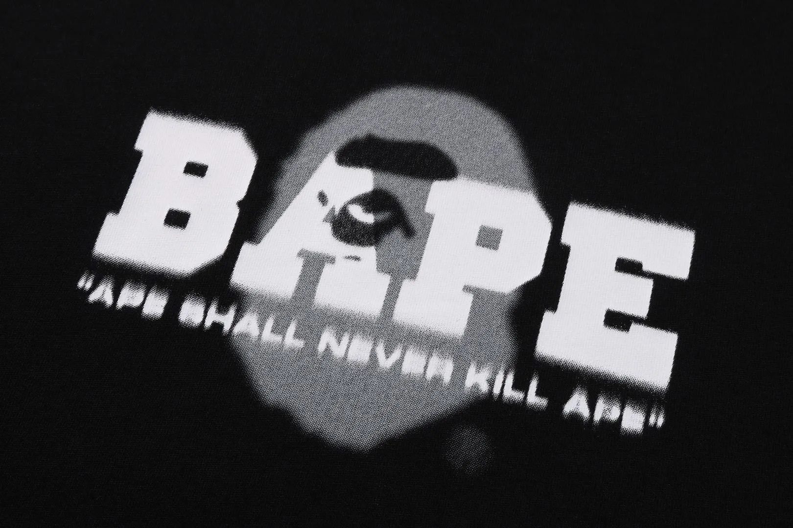 GRAFFITI LOGO RELAXED FIT TEE sold by Bape product image thumbnail 5