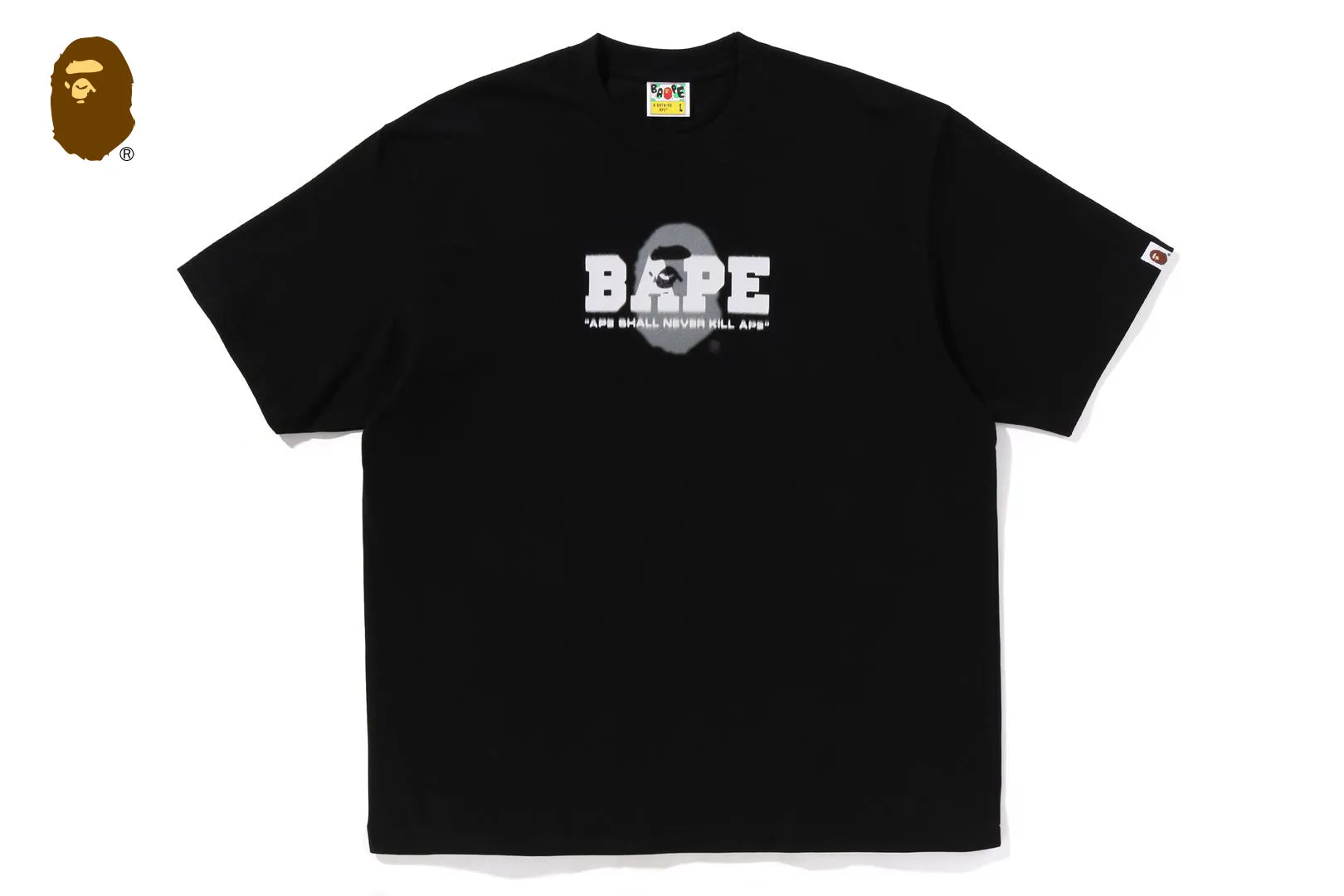 GRAFFITI LOGO RELAXED FIT TEE sold by Bape product image thumbnail 4