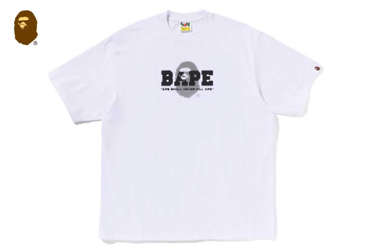 GRAFFITI LOGO RELAXED FIT TEE sold by Bape