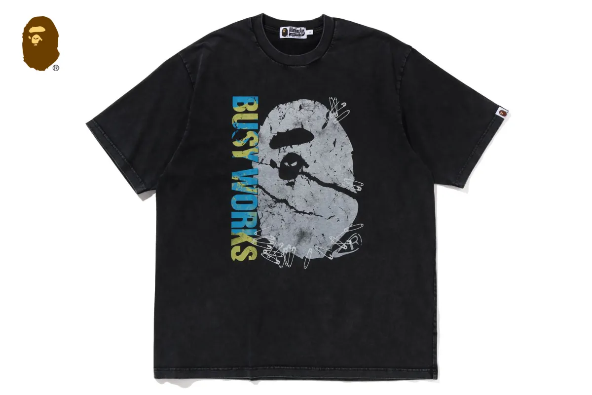 GARMENT DYE RELAXED FIT TEE sold by Bape
