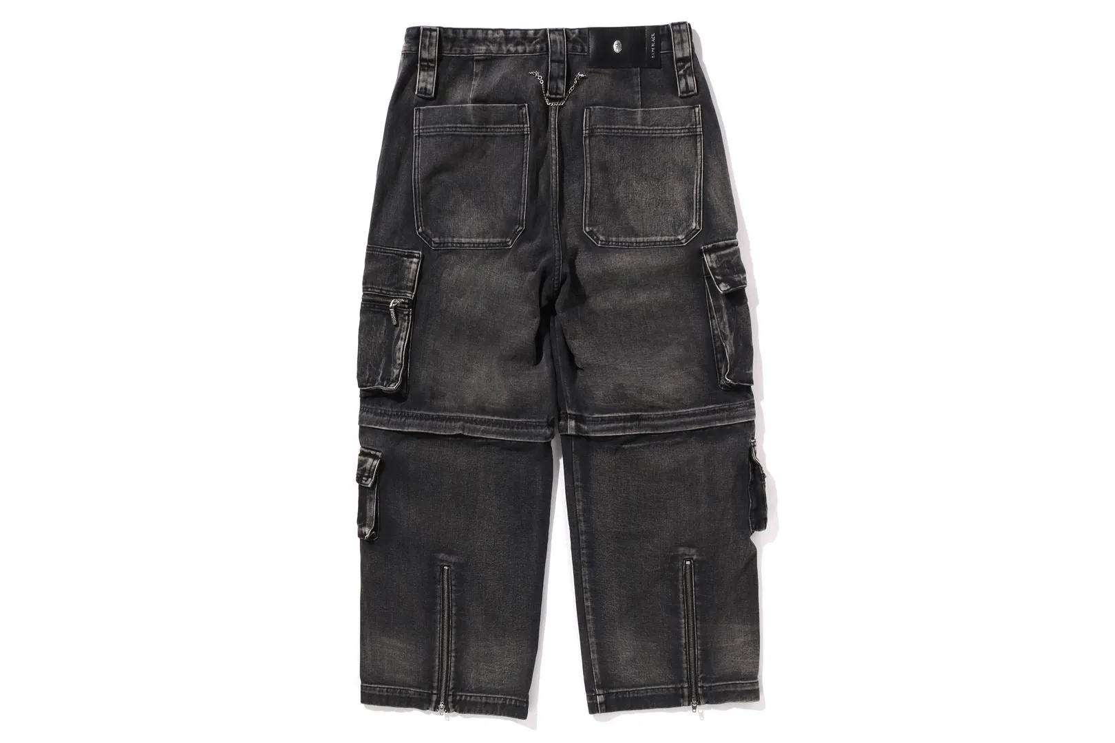 BAPE BLACK CARGO RIDER BIKER JEANS sold by Bape product image thumbnail 2