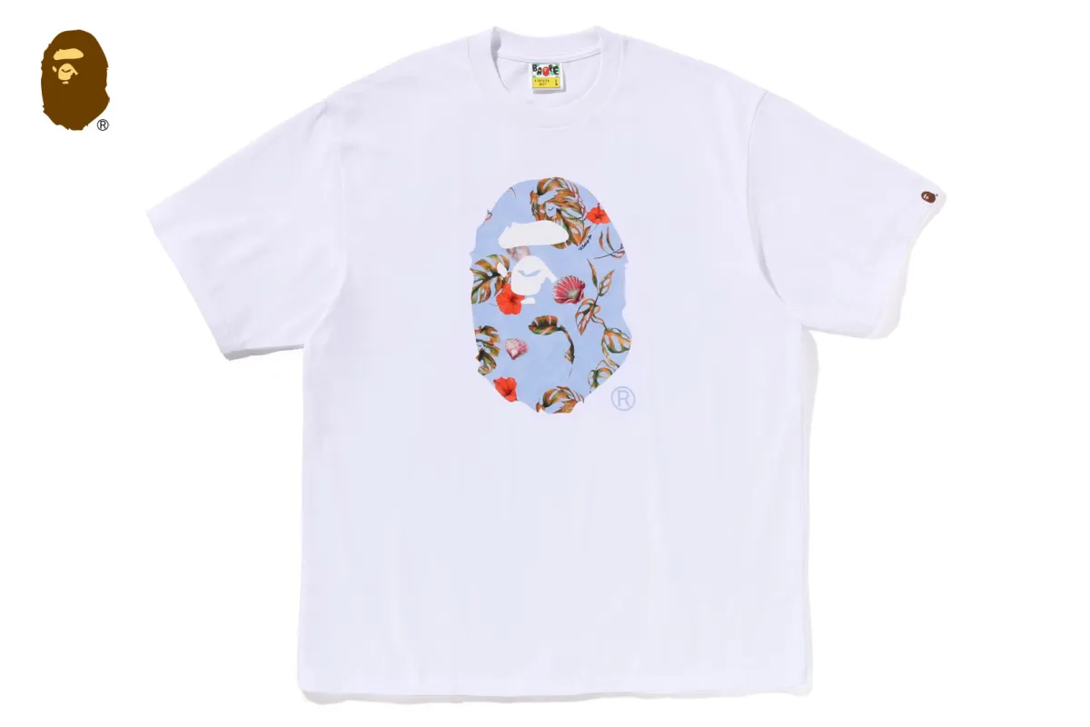 VACATION PATTERN APE HEAD RELAXED FIT TEE sold by Bape