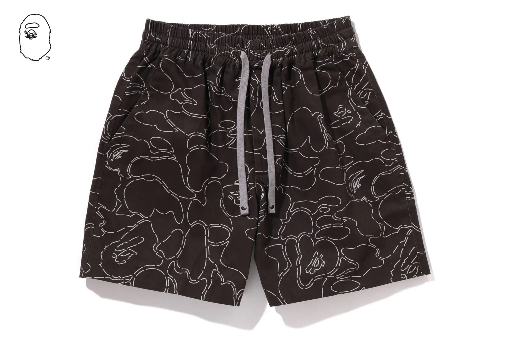 CAMO SPORTY SHORTS sold by Bape product image thumbnail 4