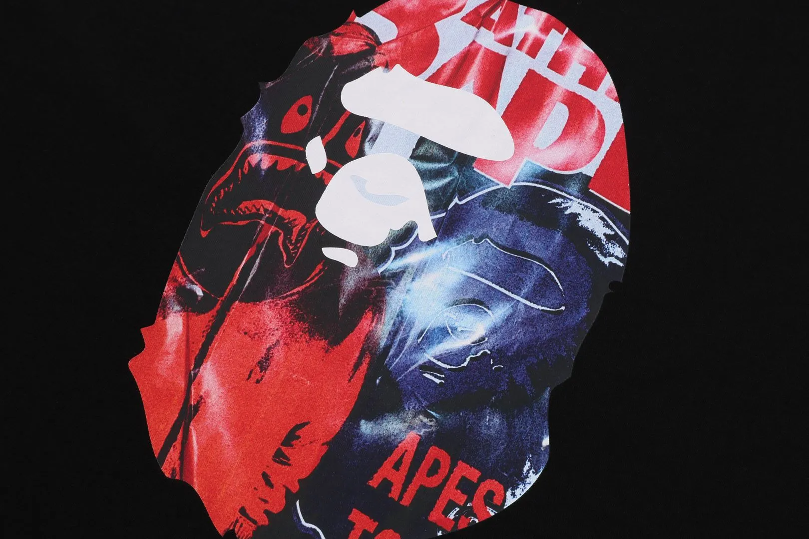 PHOTO PRINT APE HEAD RELAXED FIT TEE sold by Bape product image thumbnail 5