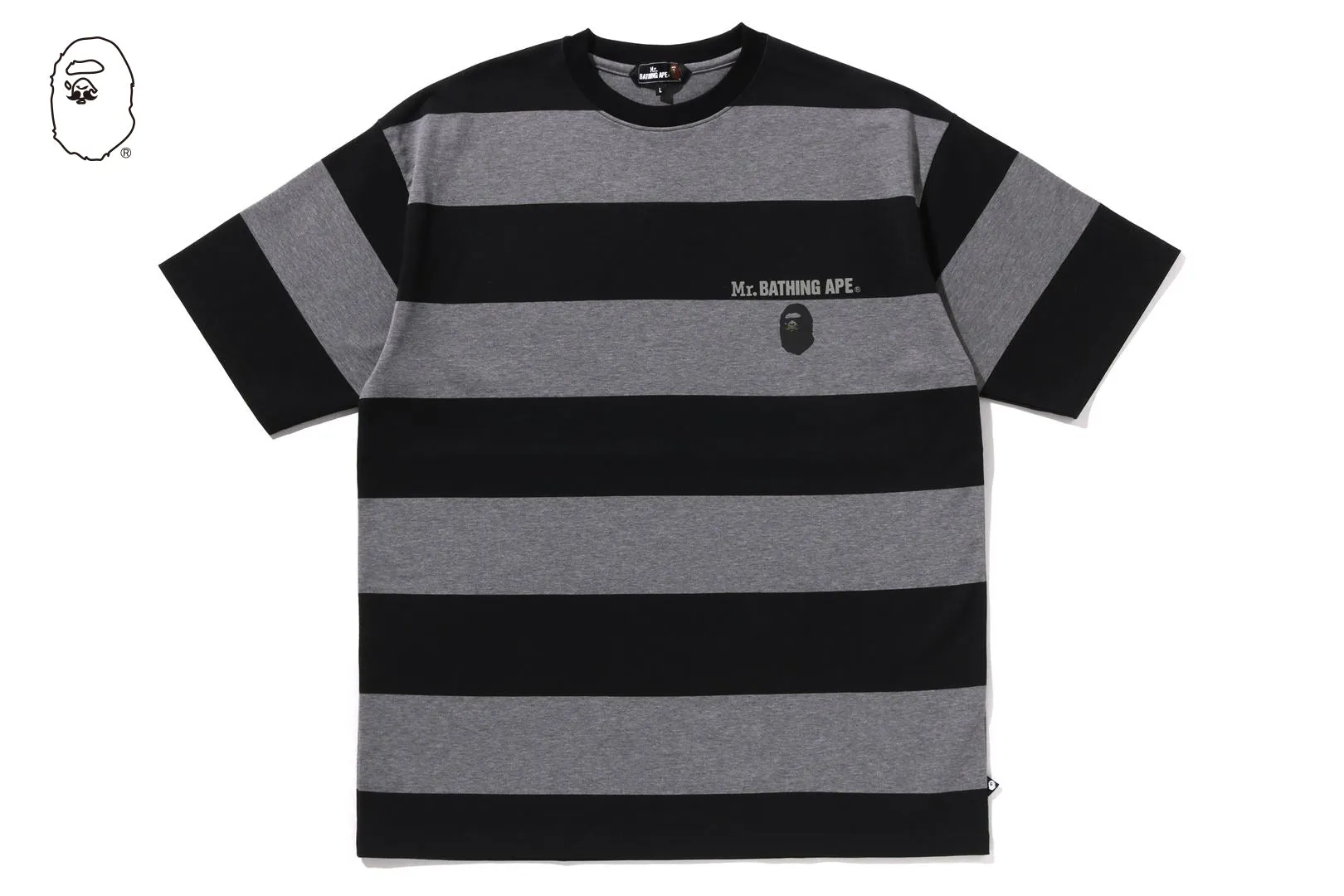 STRIPE PRINT TEE #4 sold by Bape