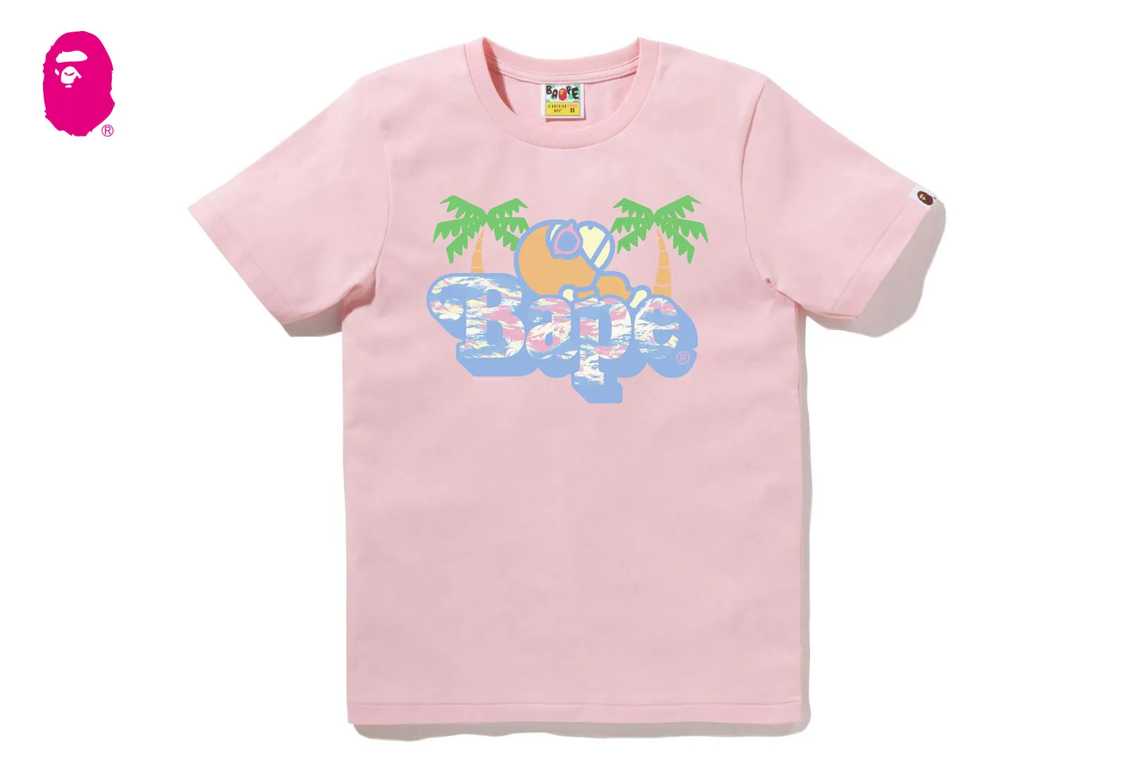 PALM TREE PATTERN MILO ON BAPE TEE sold by Bape product image thumbnail 3