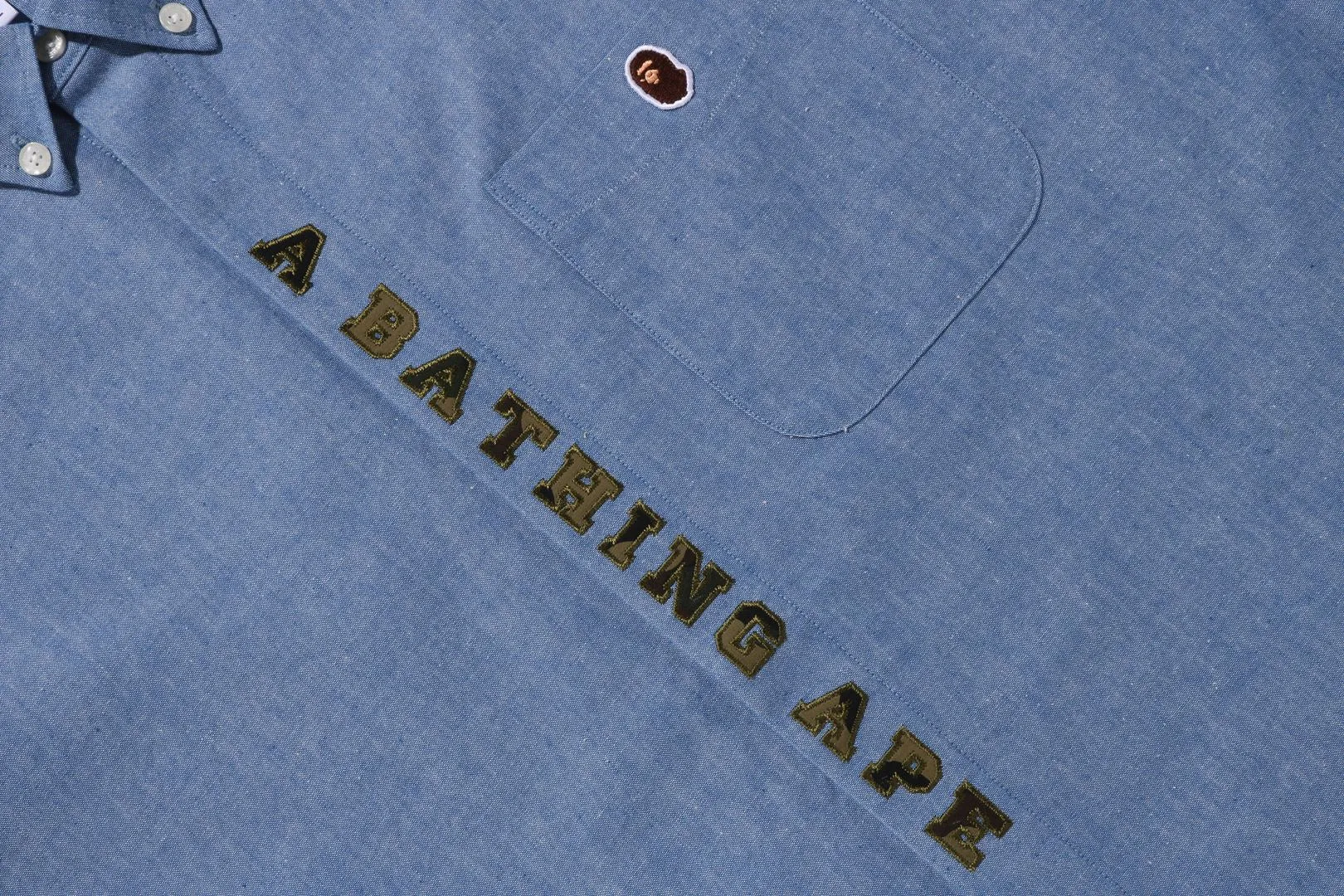 A BATHING APE APPLIQUE BD LOOSE FIT SHIRT sold by Bape product image thumbnail 4
