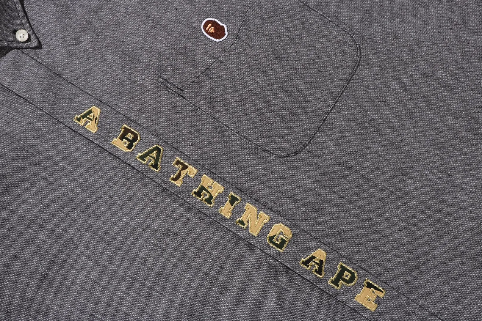 A BATHING APE APPLIQUE BD LOOSE FIT SHIRT sold by Bape product image thumbnail 2