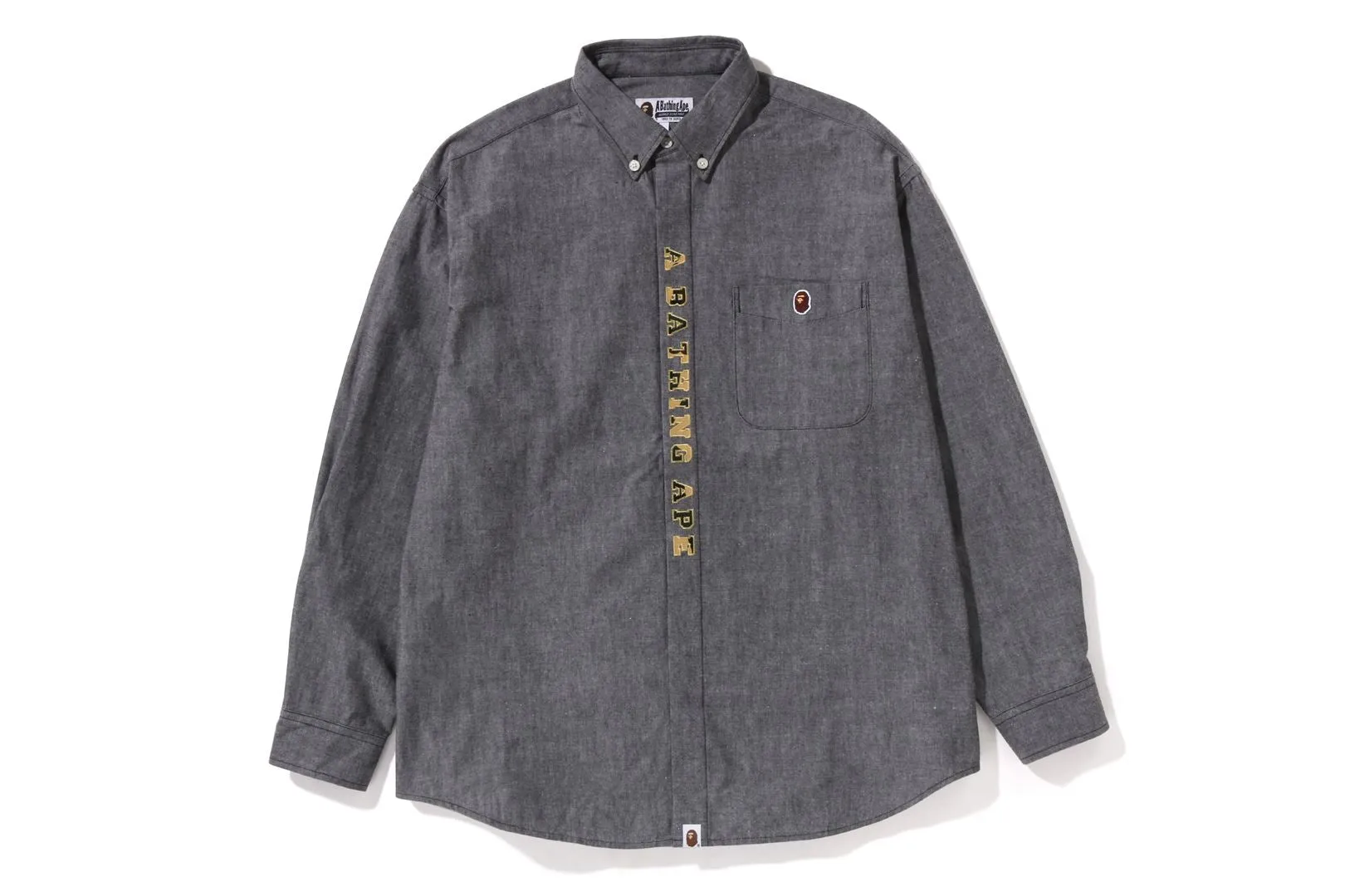 A BATHING APE APPLIQUE BD LOOSE FIT SHIRT sold by Bape