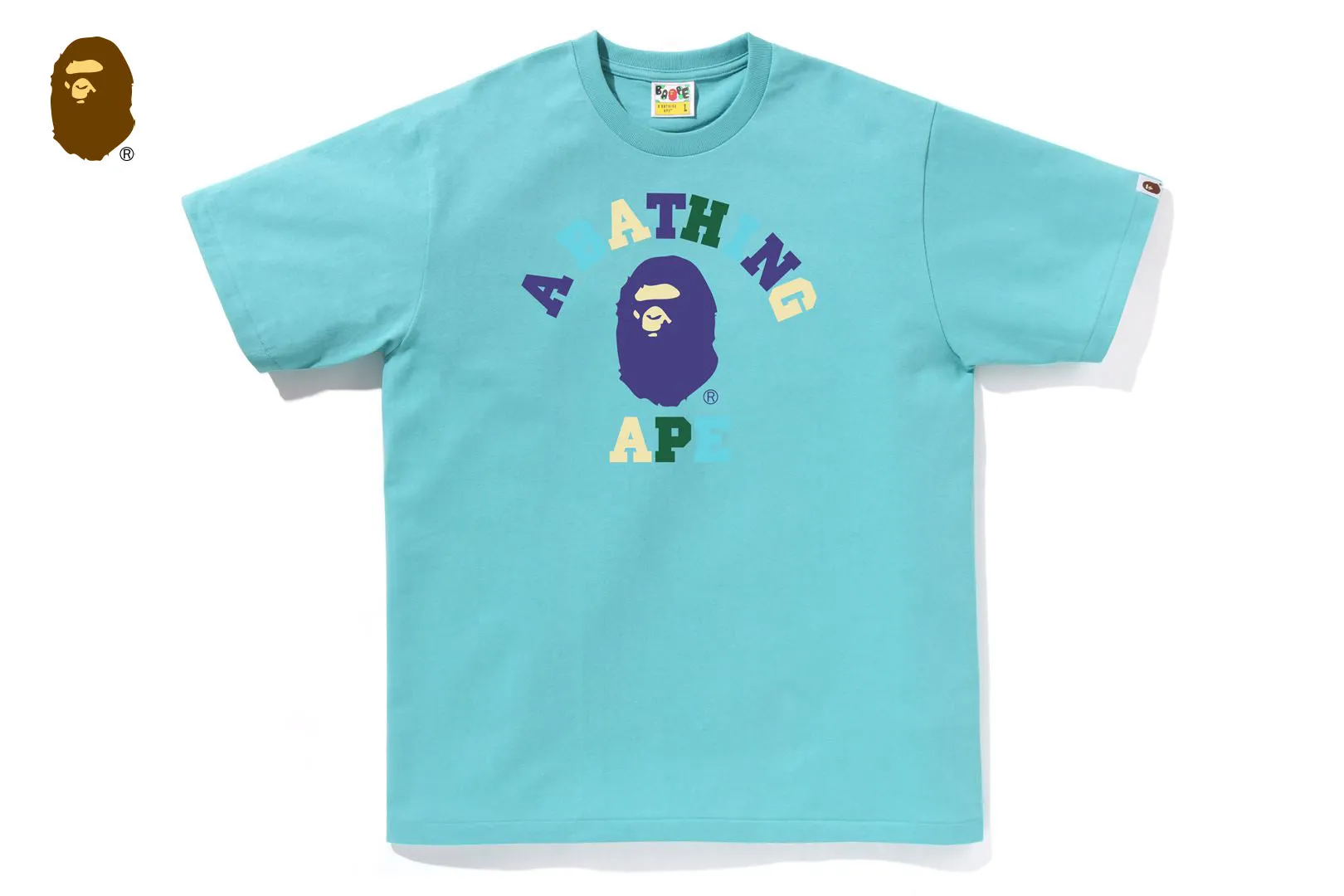 COLORS COLLEGE TEE sold by Bape product image thumbnail 5
