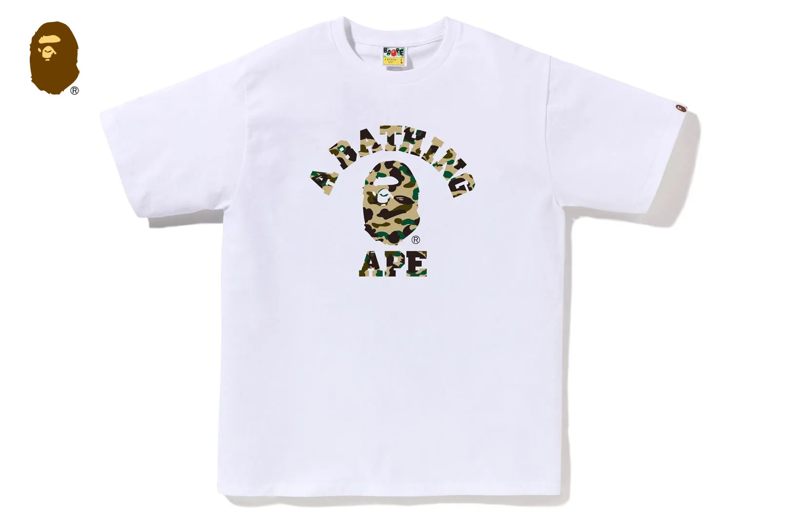 1ST CAMO COLLEGE TEE sold by Bape product image thumbnail 3
