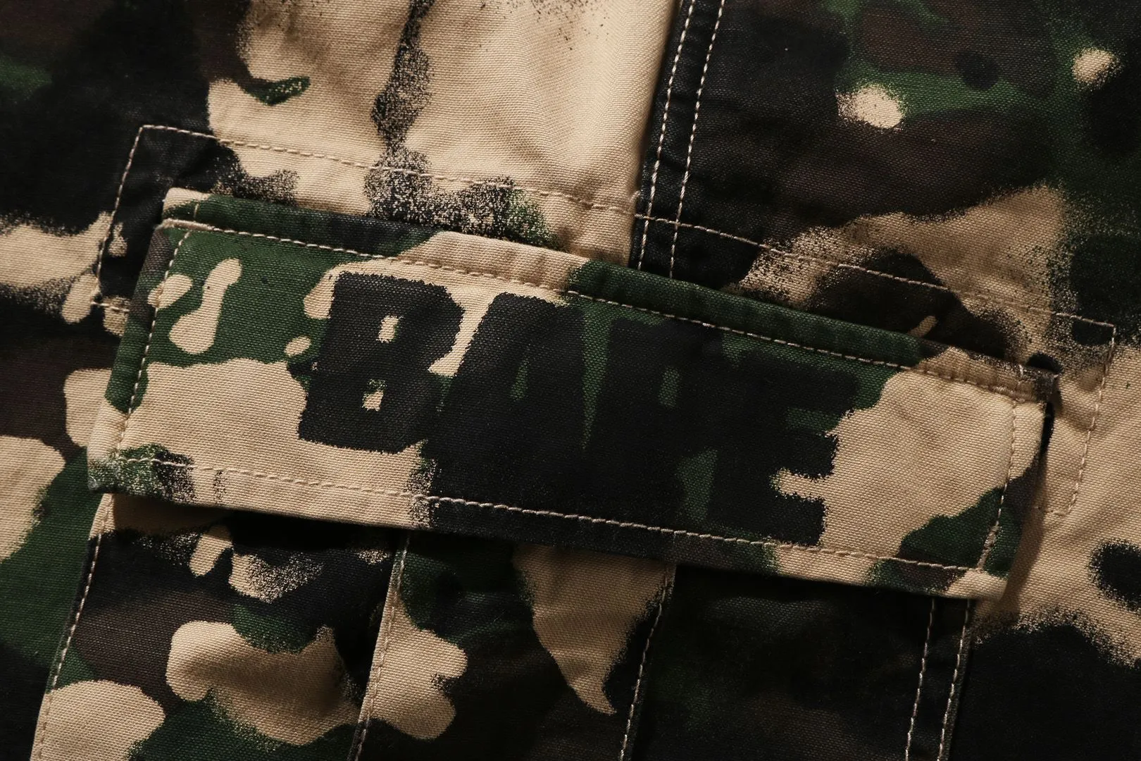 MAP CAMO REGULAR FIT CARGO SHORTS sold by Bape product image thumbnail 4