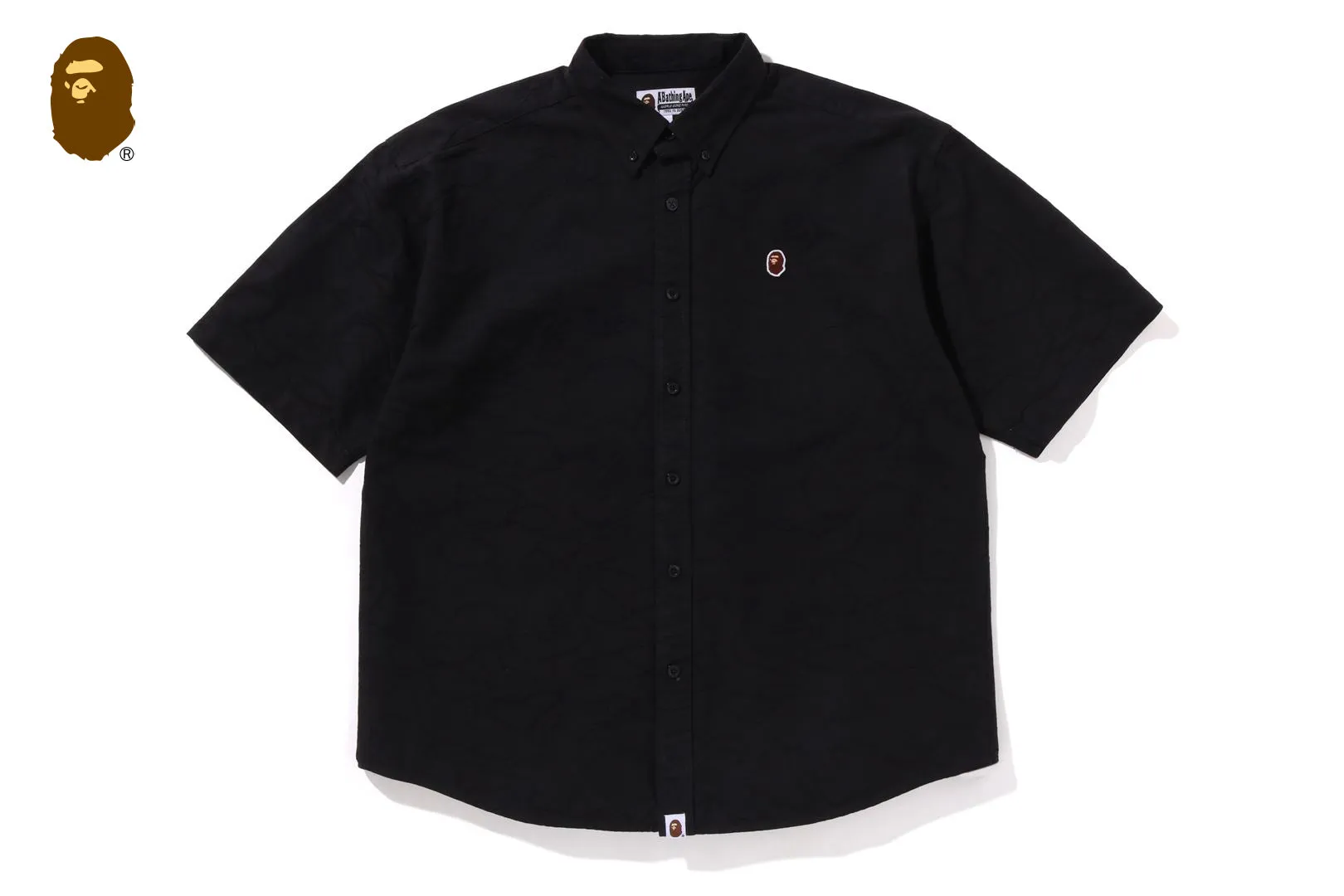 LINE CAMO JACQUARD ONE POINT OXFORD SS SHIRT sold by Bape product image thumbnail 5