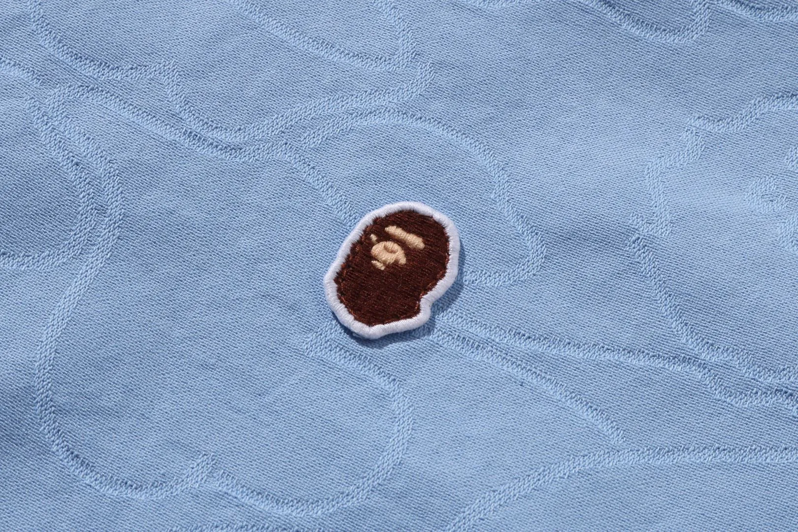 LINE CAMO JACQUARD ONE POINT OXFORD SS SHIRT sold by Bape product image thumbnail 3