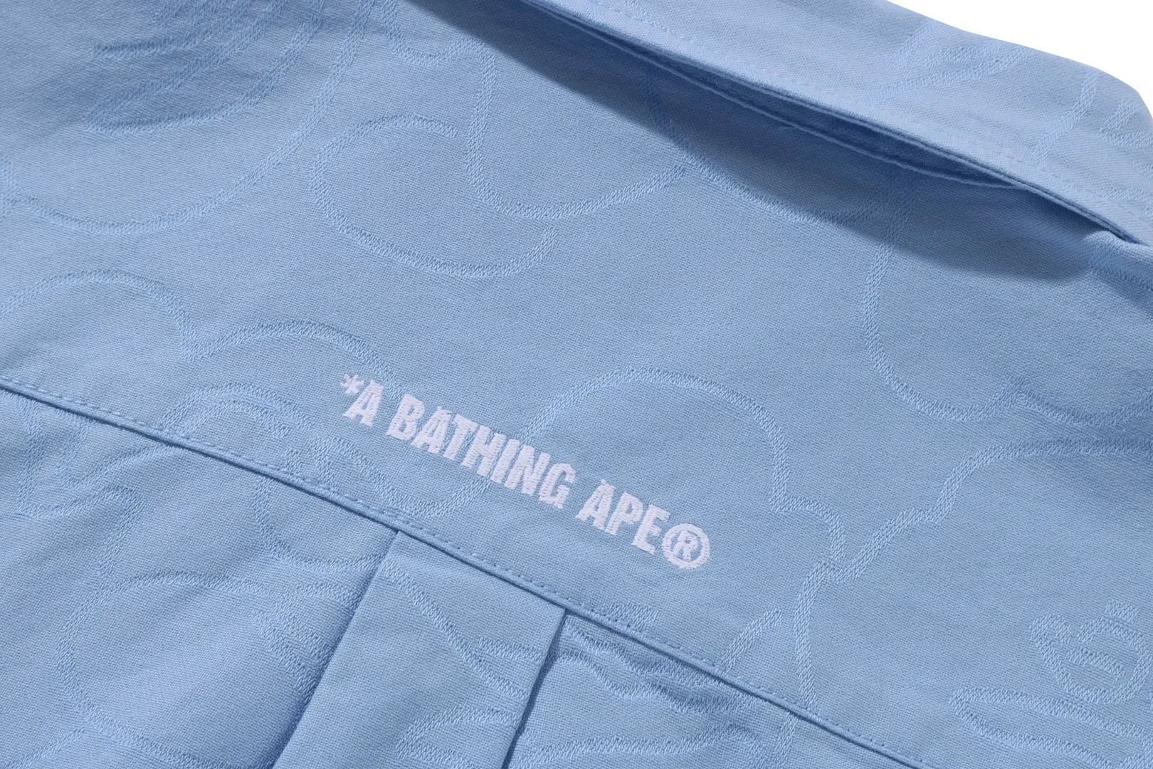 LINE CAMO JACQUARD ONE POINT OXFORD SS SHIRT sold by Bape product image thumbnail 4