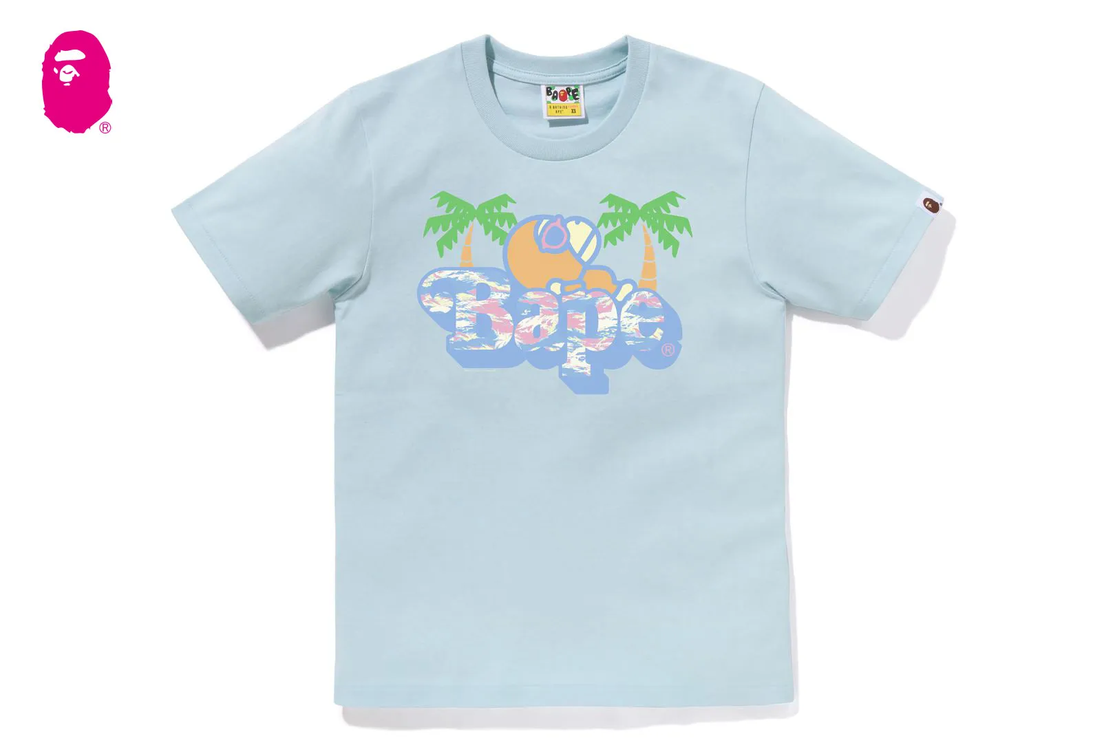 PALM TREE PATTERN MILO ON BAPE TEE sold by Bape product image thumbnail 5