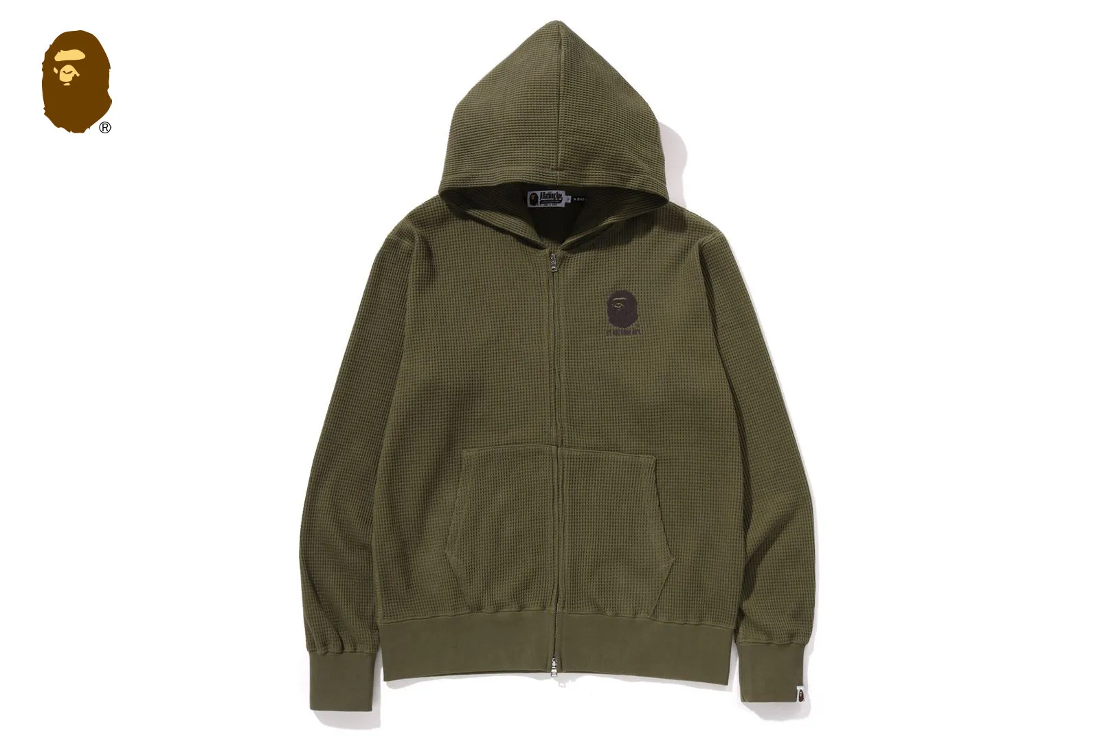 PIGMENT DYE THERMAL ZIP HOODIE sold by Bape product image thumbnail 4
