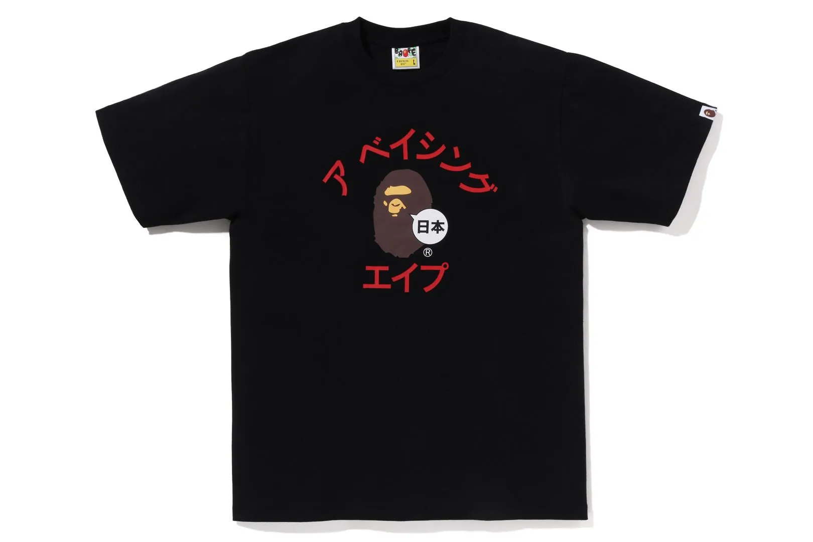 【A BATHING APE】2色展開 ABC CAMO JPN KATAKANA TEE UNISEX ABC CAMO JPN KATAKANA TEE | bape.com