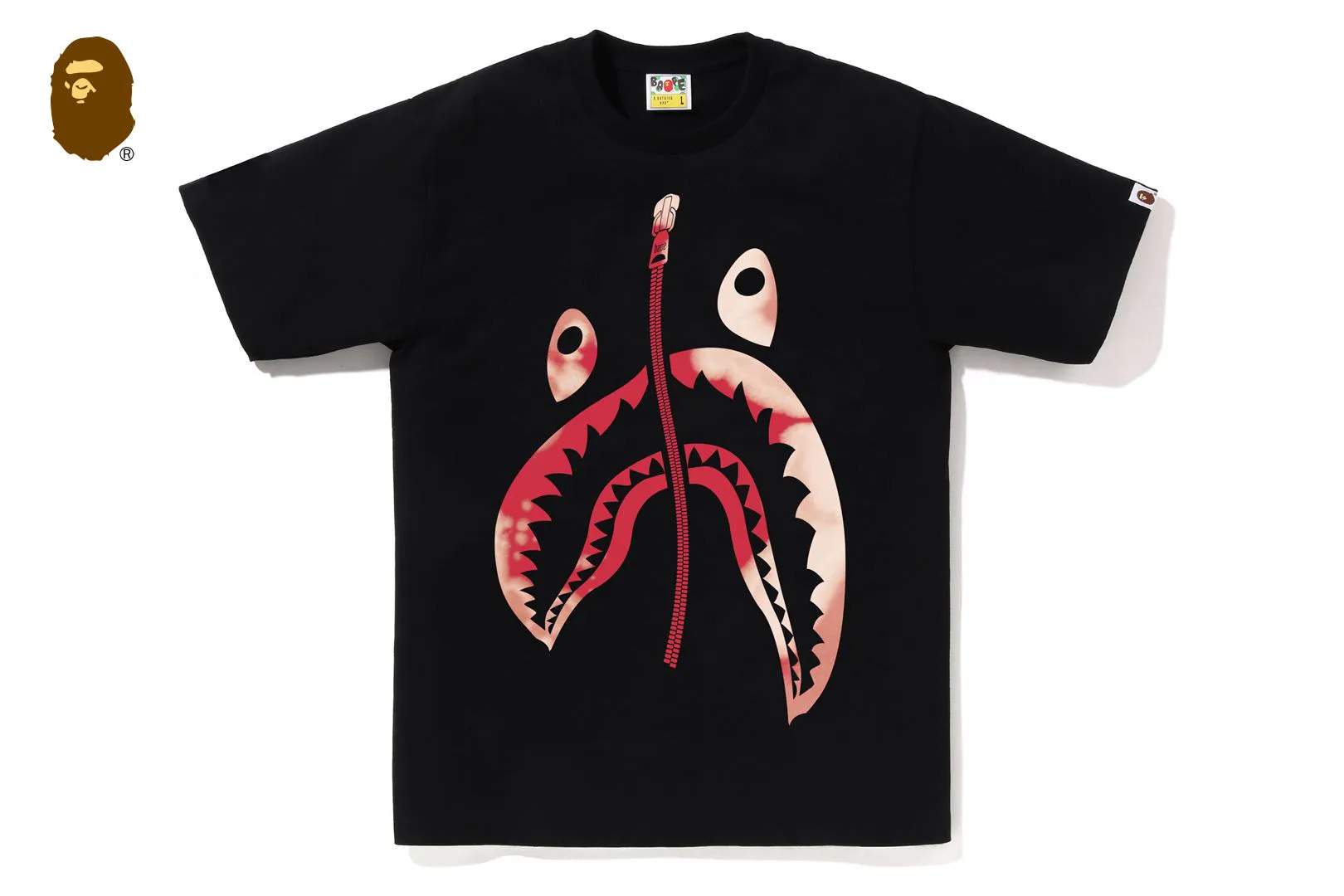 TIE DYE TWIST SHARK TEE sold by Bape product image thumbnail 3