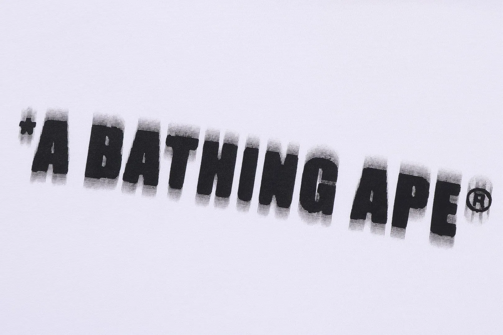 SPRAY PRINT BATHING APE LOGO RELAXED FIT TEE sold by Bape product image thumbnail 3