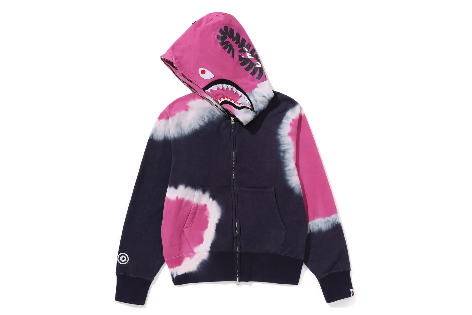 HAND DYE SHARK FULL ZIP HOODIE sold by Bape product image thumbnail 2