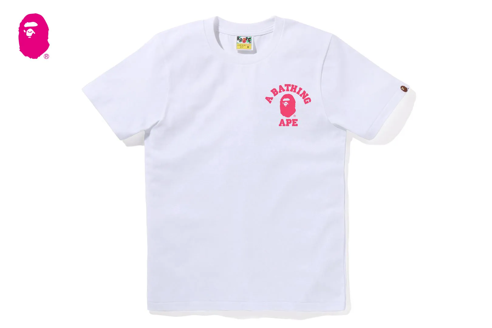 COLLEGE ONE POINT TEE sold by Bape