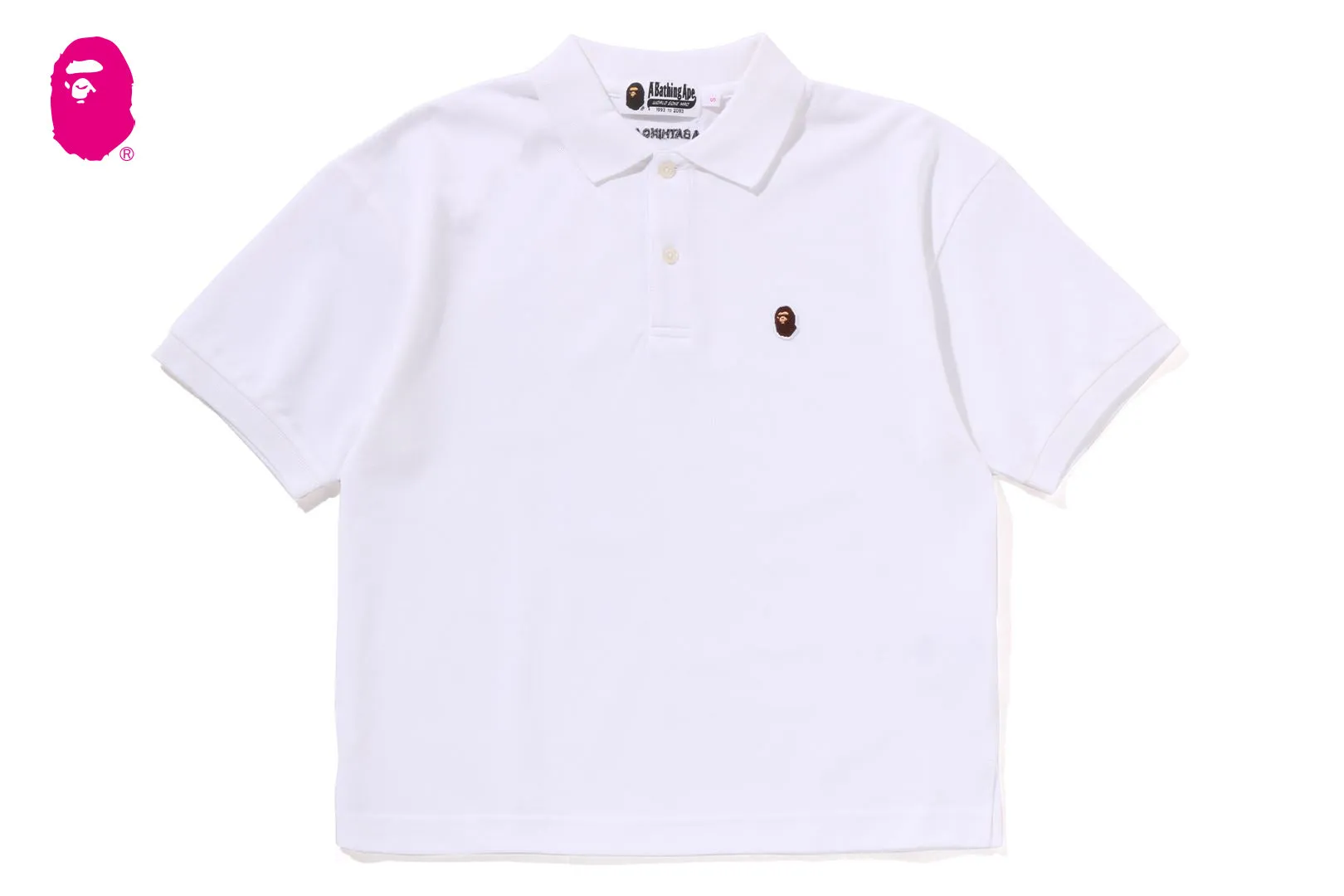 ONE POINT WIDE POLO SHIRT sold by Bape