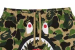 ABC CAMO SHARK SWEAT SHORTS sold by Bape