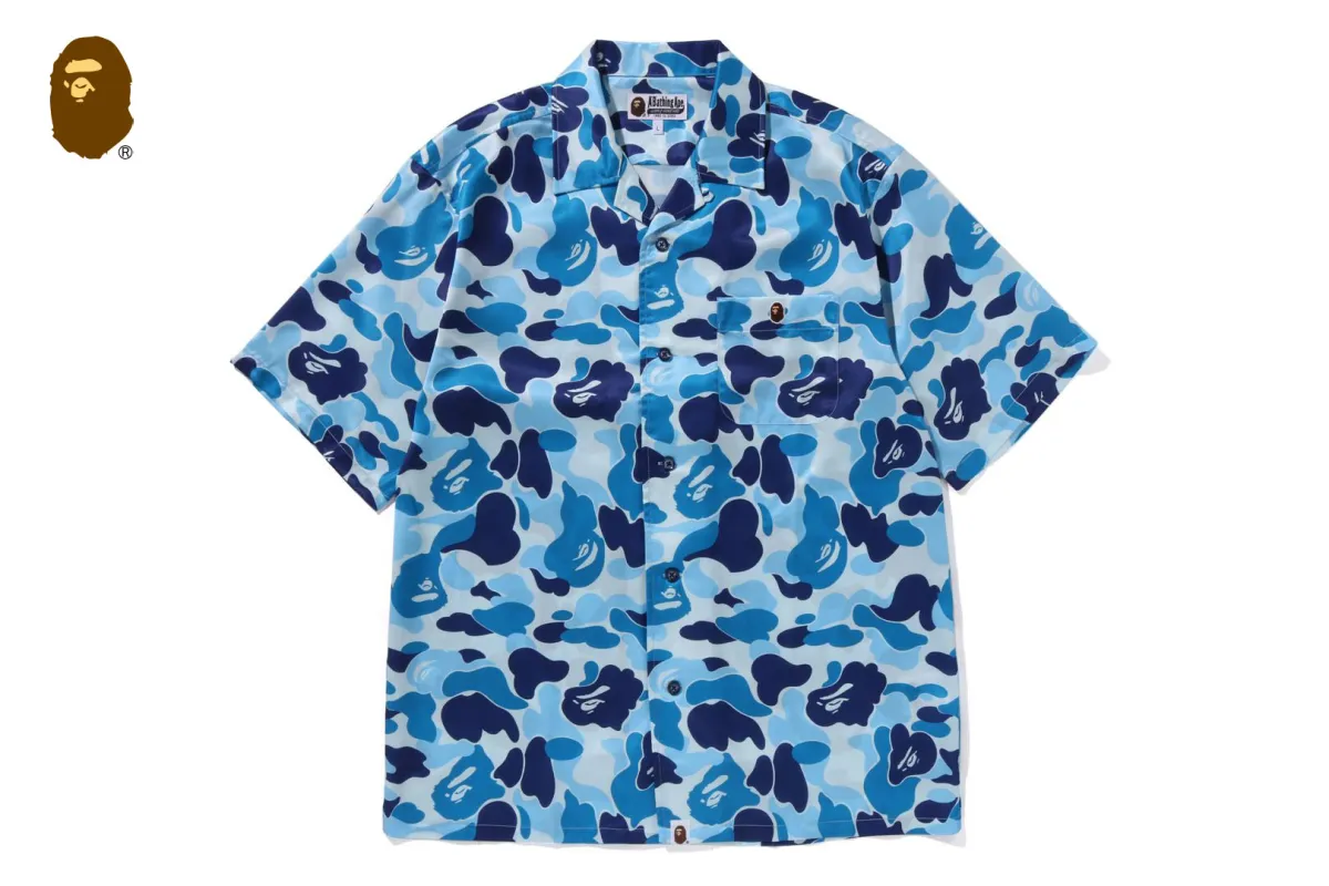 ABC CAMO OPEN COLLAR SS SHIRTS sold by Bape