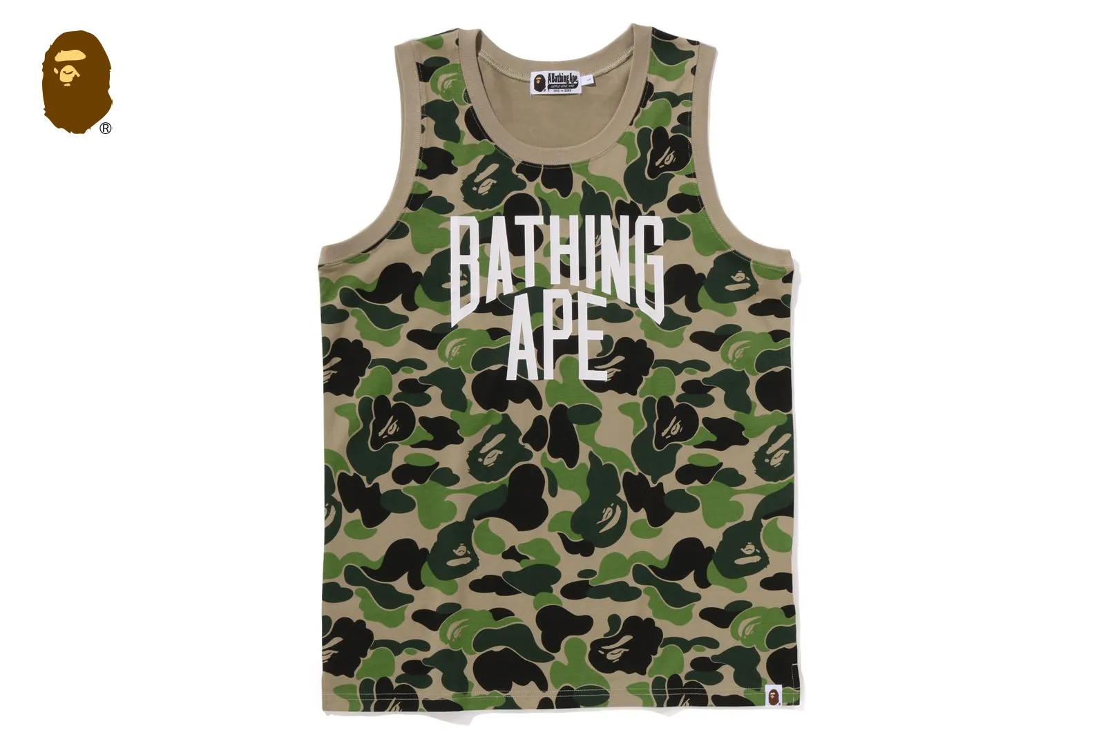 ABC CAMO NYC LOGO TANK TOP sold by Bape
