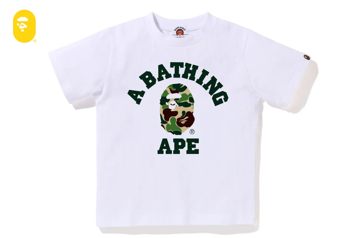 ABC CAMO COLLEGE TEE sold by Bape