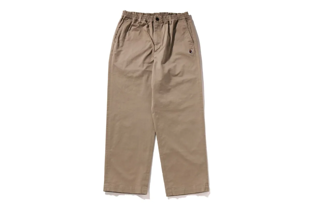 ONE POINT RELAXED FIT CHINO PANTS sold by Bape