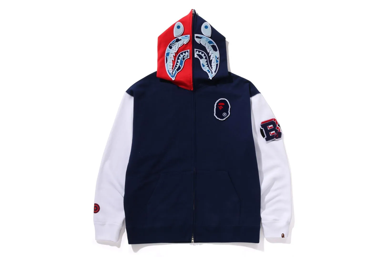 SHARK FULL ZIP HOODIE UK sold by Bape product image thumbnail 3