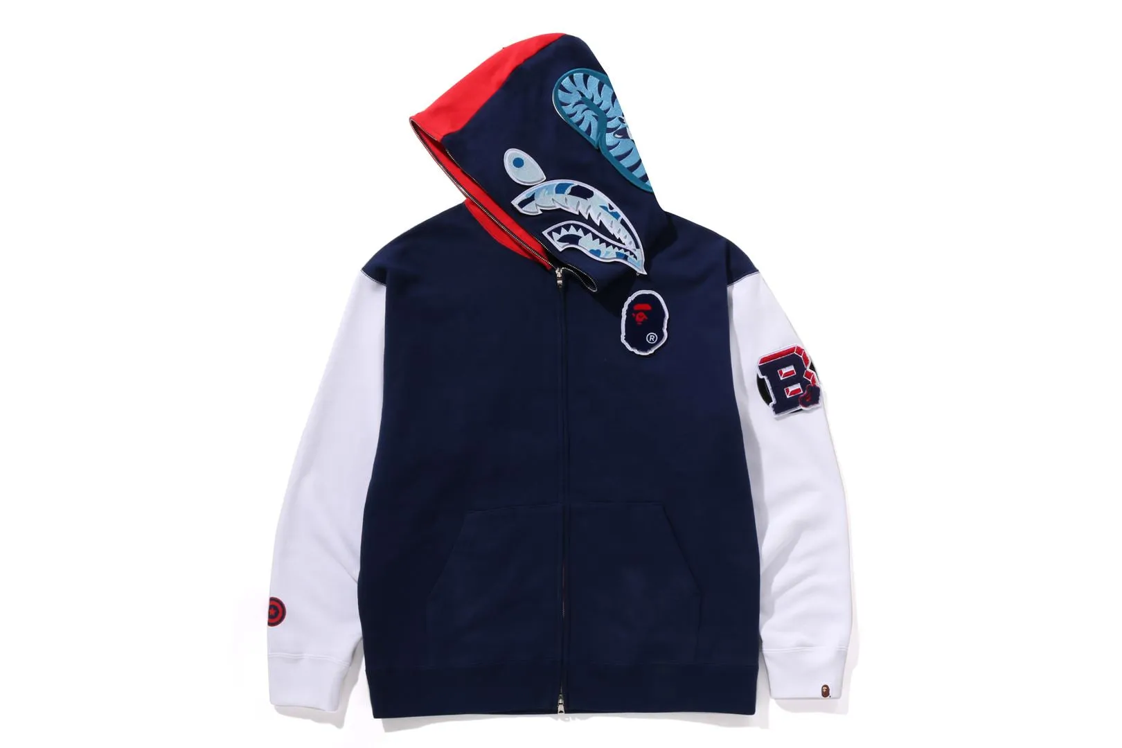 SHARK FULL ZIP HOODIE UK sold by Bape product image thumbnail 2