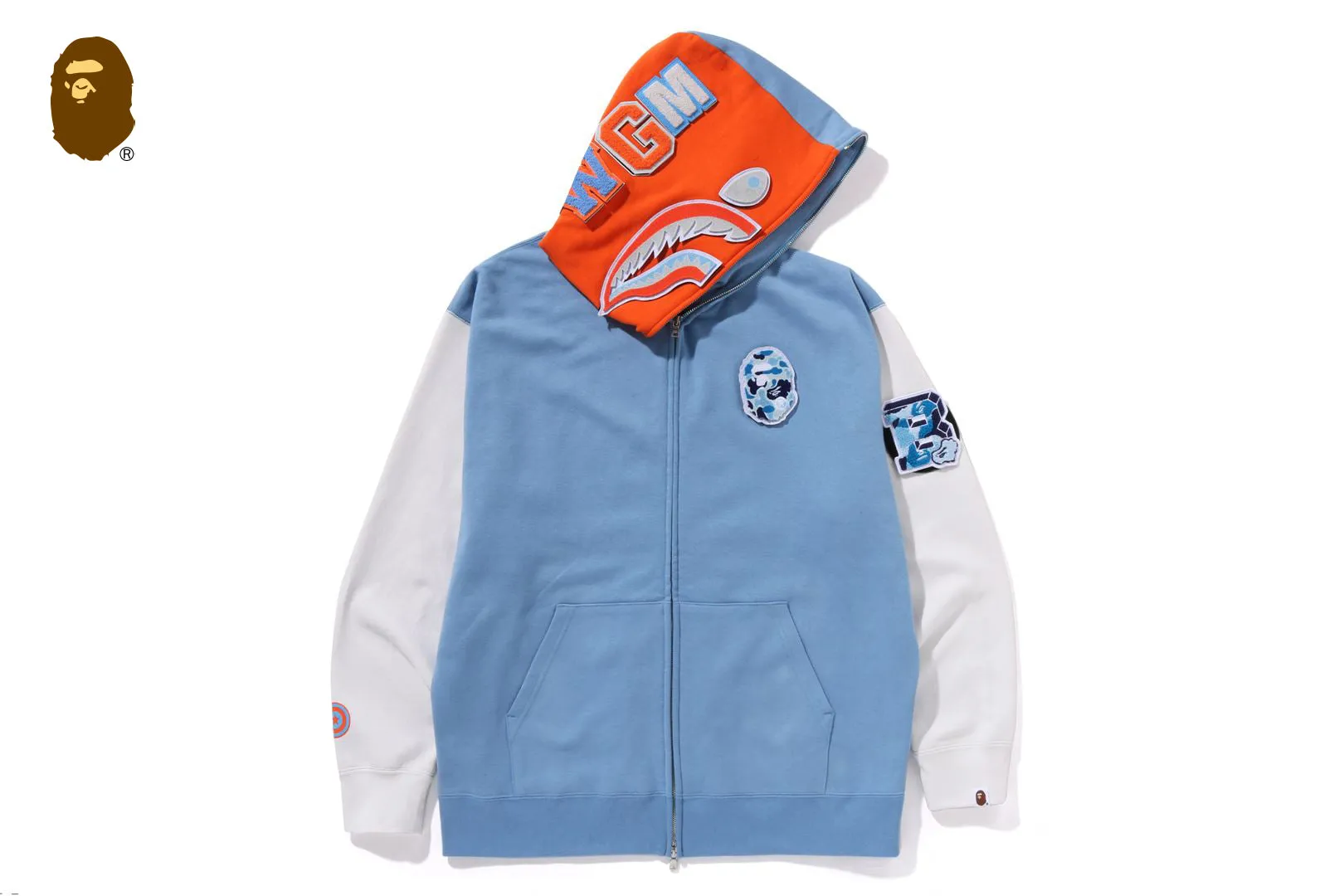 SHARK FULL ZIP HOODIE INDONESIA sold by Bape