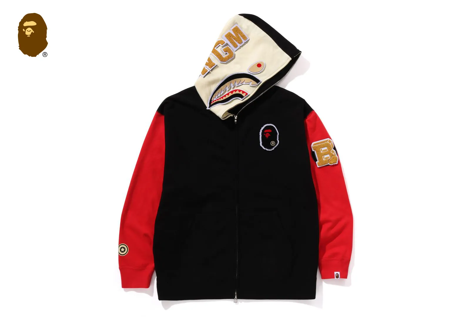 SHARK FULL ZIP HOODIE CHINA sold by Bape