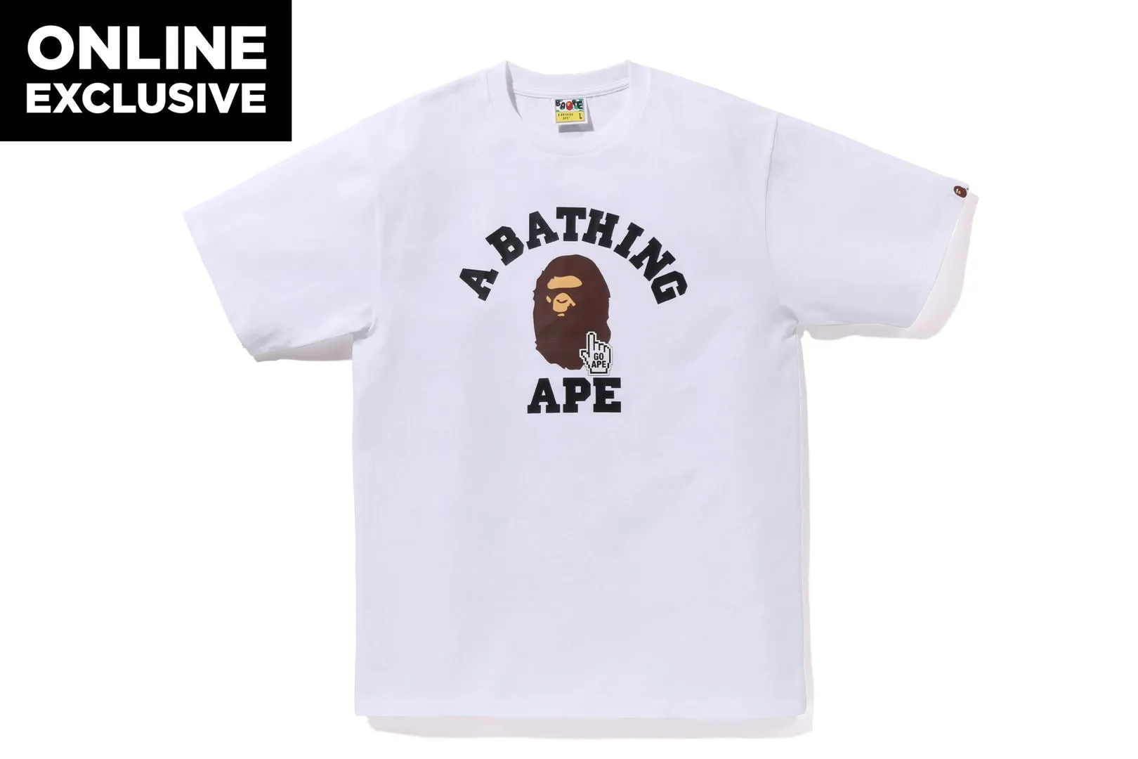 GO APE POINTER COLLEGE TEE BAPEC sold by Bape