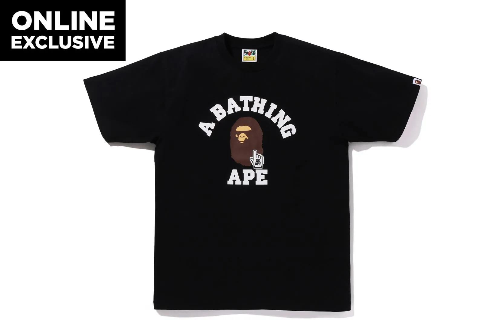 GO APE POINTER COLLEGE TEE BAPEC sold by Bape product image thumbnail 3