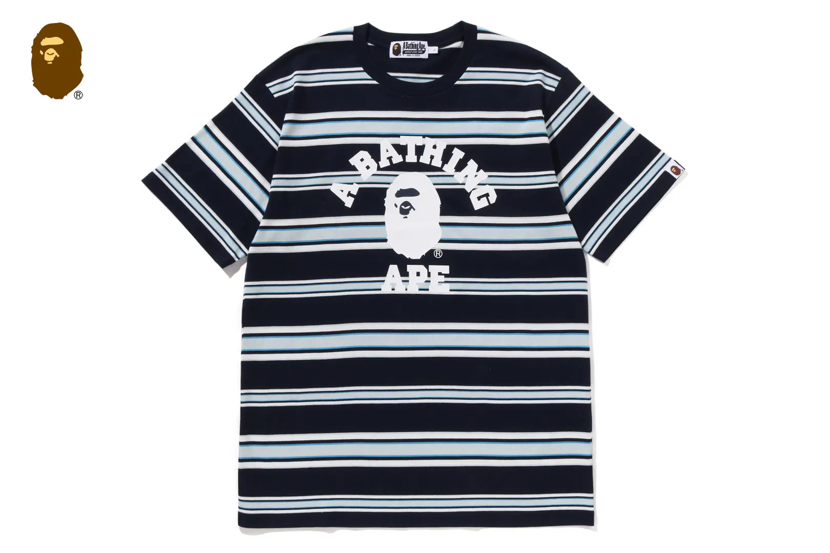 COLLEGE STRIPE TEE sold by Bape product image thumbnail 4