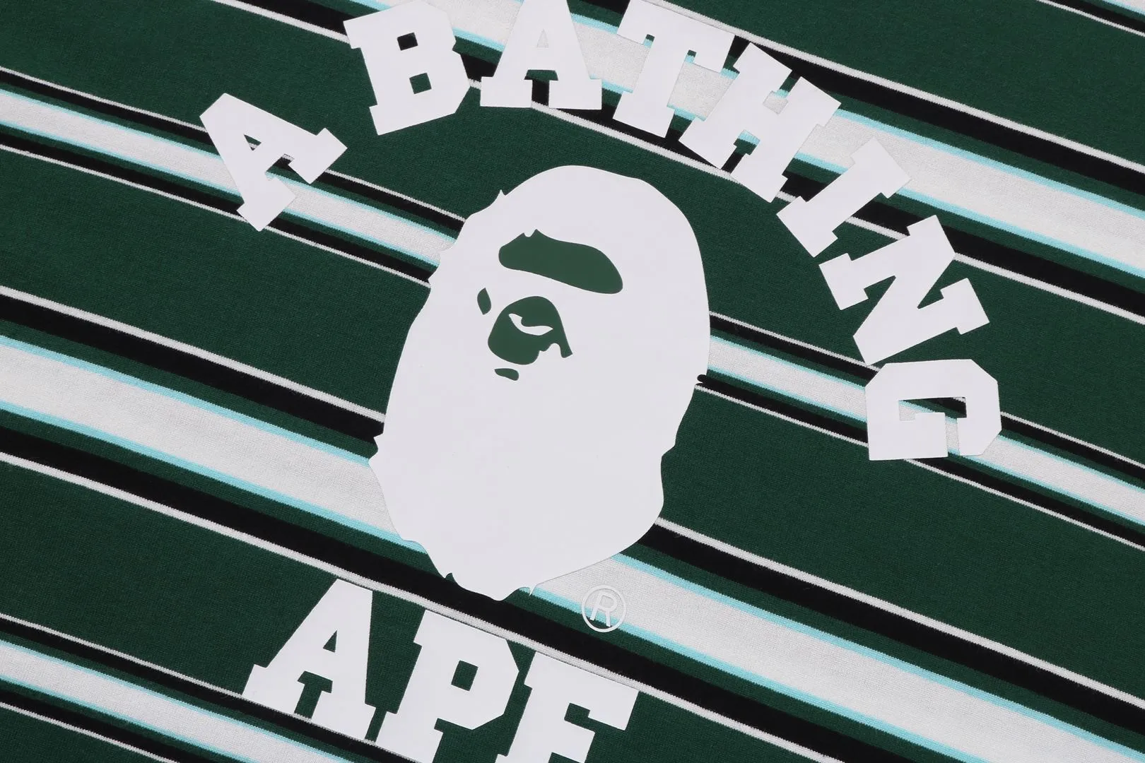 COLLEGE STRIPE TEE sold by Bape product image thumbnail 3