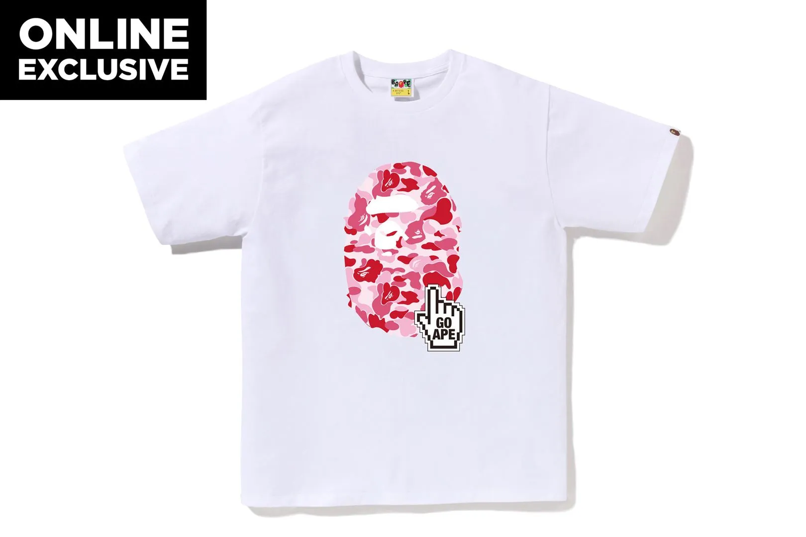 ABC CAMO GO APE POINTER APE HEAD TEE BAPEC sold by Bape product image thumbnail 5