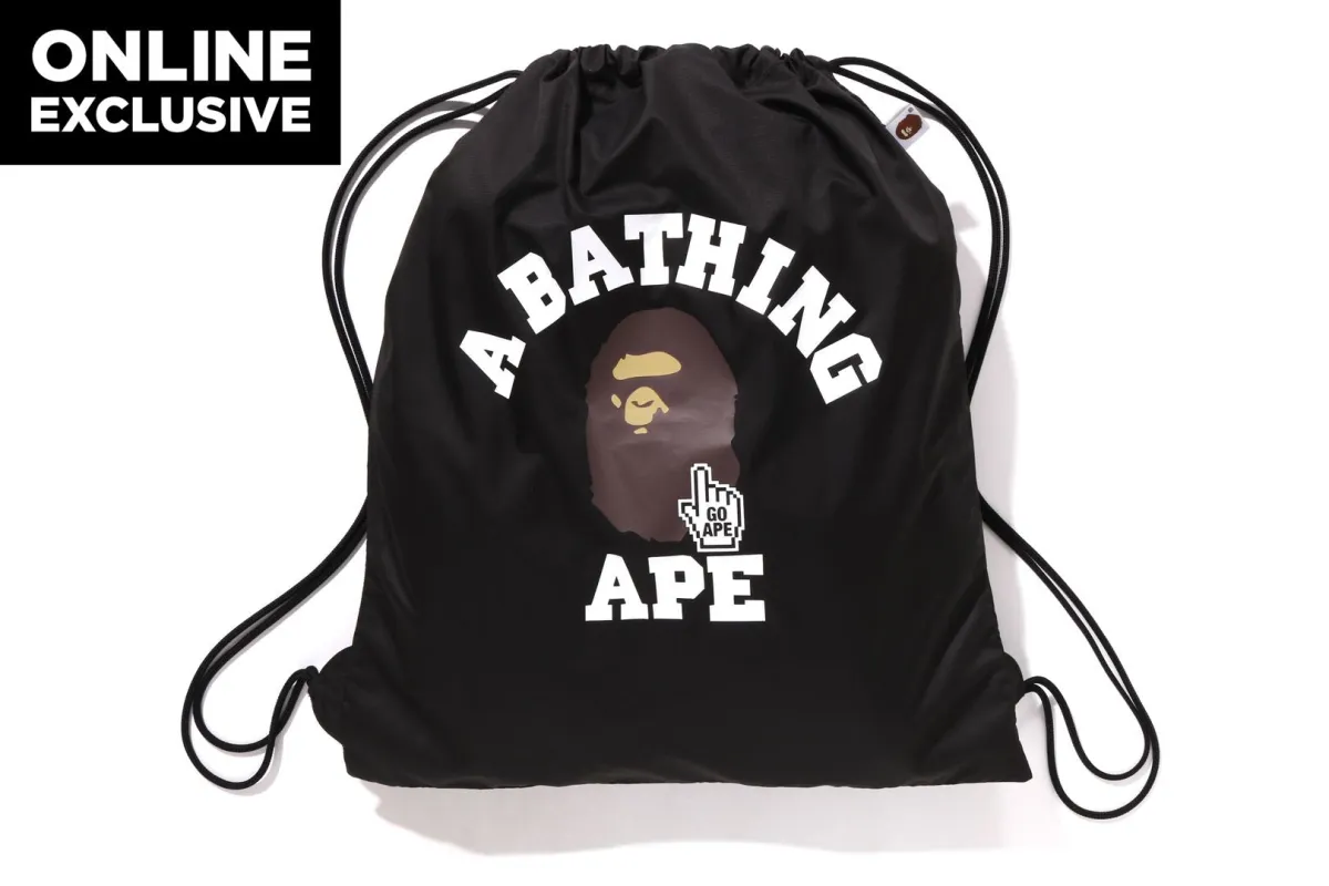GO APE POINTER COLLEGE KNAPSACK BAPEC sold by Bape