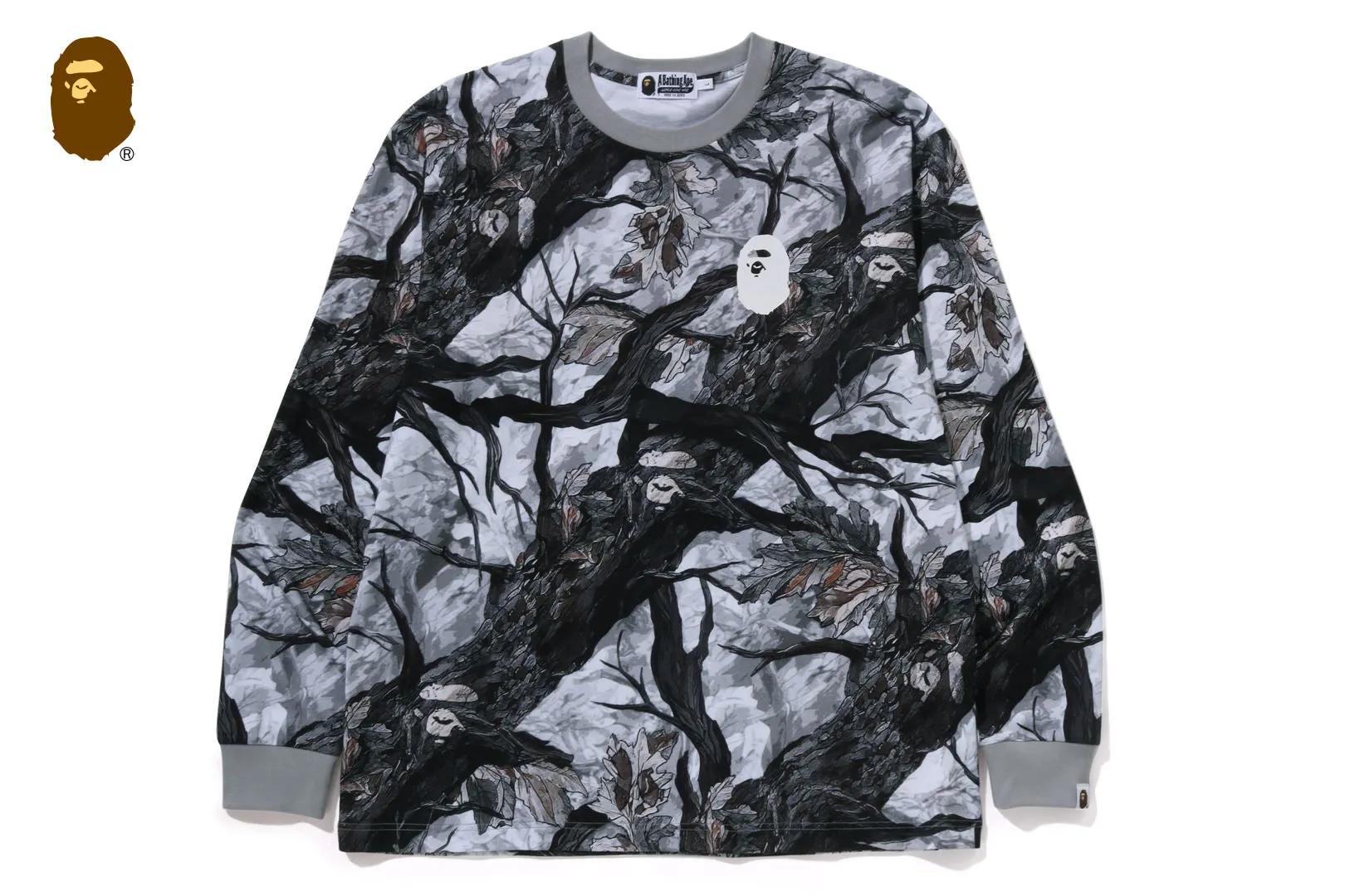 TREE EDGE CAMO RELAXED FIT LS TEE sold by Bape product image thumbnail 5