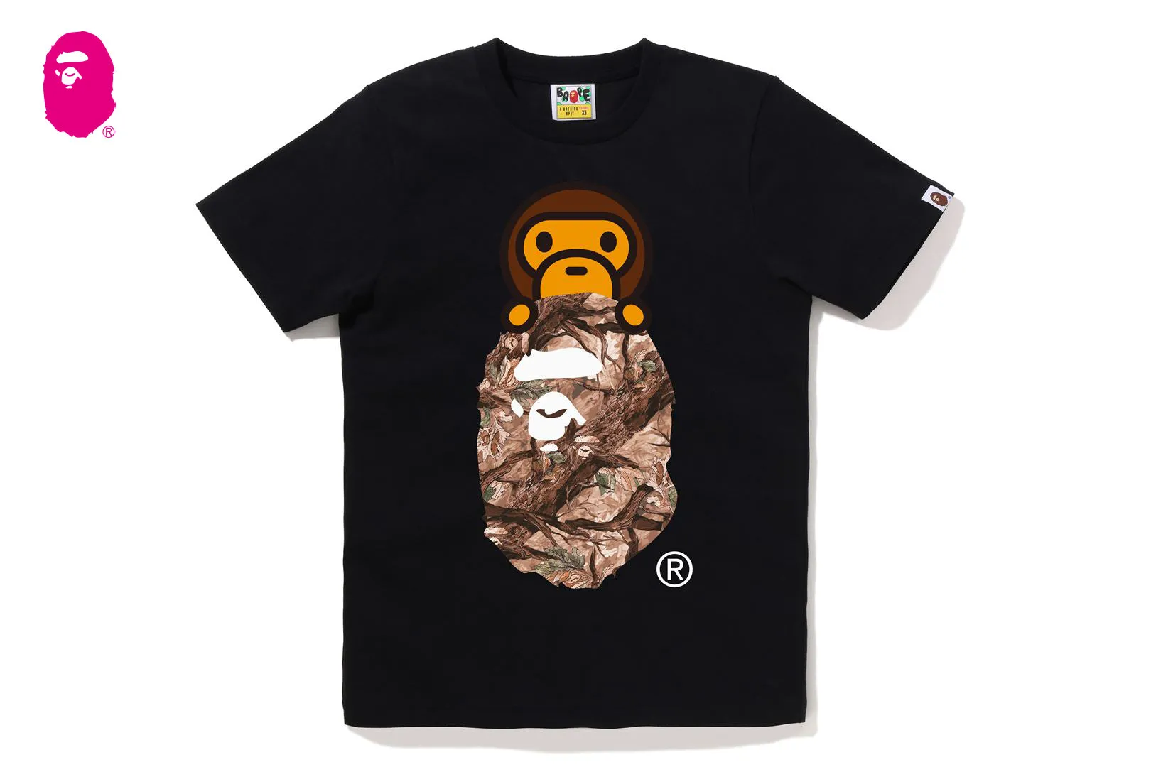 TREE EDGE CAMO MILO ON APE HEAD TEE sold by Bape product image thumbnail 3